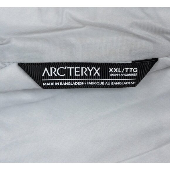 Arc'teryx Atom LT Hoody Men's 2XL Light Gray Insulated Puffer Full Zip Hooded - Picture 2 of 16